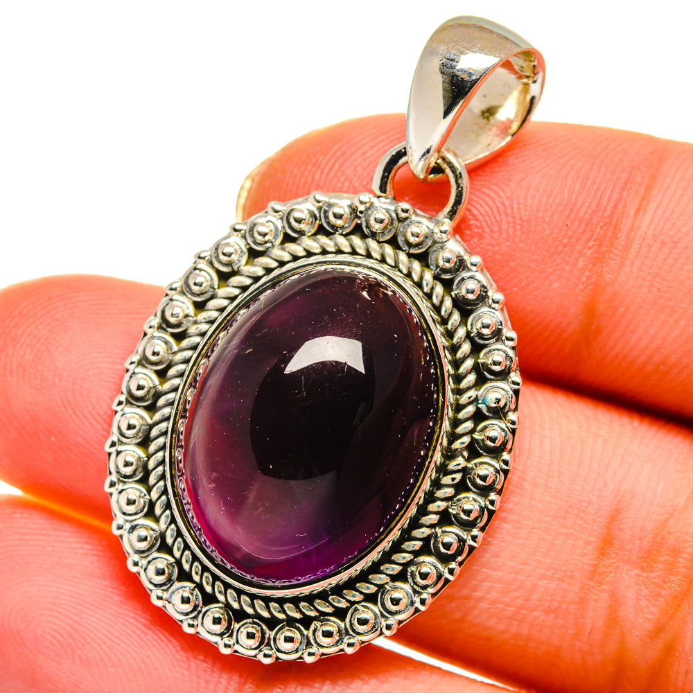 Amethyst Pendants handcrafted by Ana Silver Co - PD14217