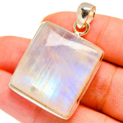 Rainbow Moonstone Pendants handcrafted by Ana Silver Co - PD14219