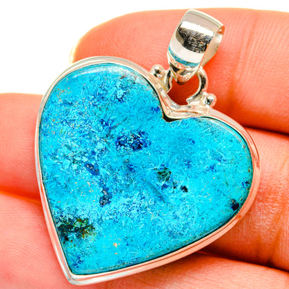 Chrysocolla Pendants handcrafted by Ana Silver Co - PD14227