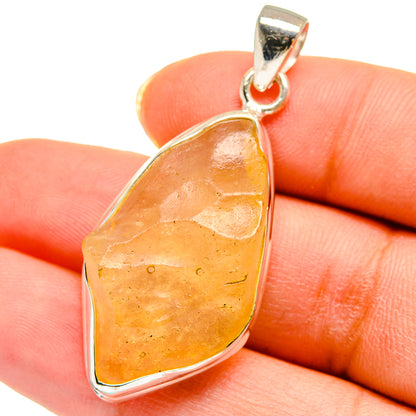 Libyan Desert Glass Pendants handcrafted by Ana Silver Co - PD14230