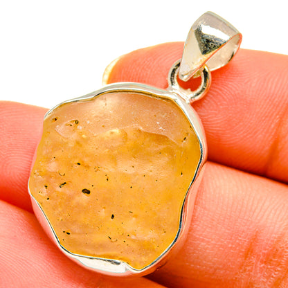 Libyan Desert Glass Pendants handcrafted by Ana Silver Co - PD14235