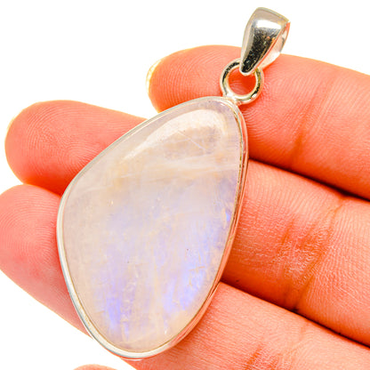 Rainbow Moonstone Pendants handcrafted by Ana Silver Co - PD14242