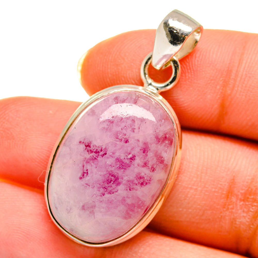 Pink Moonstone Pendants handcrafted by Ana Silver Co - PD14252
