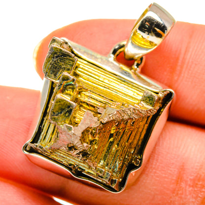 Bismuth Crystal Pendants handcrafted by Ana Silver Co - PD14255