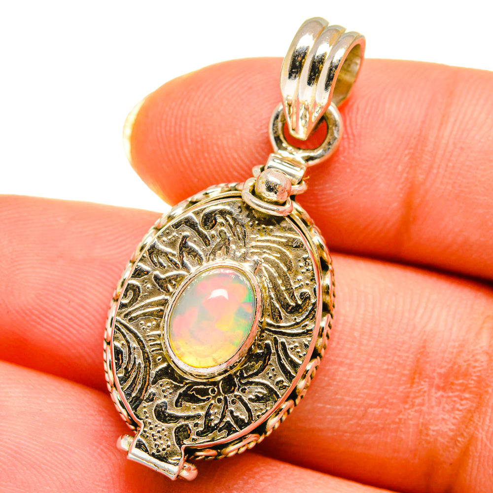 Ethiopian Opal Pendants handcrafted by Ana Silver Co - PD14257