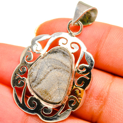 Desert Druzy Pendants handcrafted by Ana Silver Co - PD14259