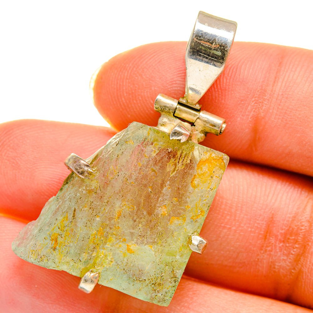 Prehnite Pendants handcrafted by Ana Silver Co - PD14265