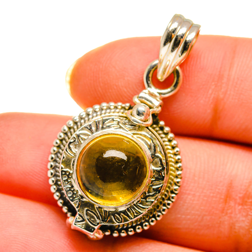 Citrine Pendants handcrafted by Ana Silver Co - PD14271