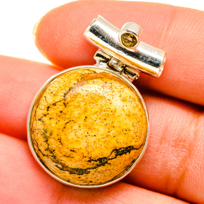 Picture Jasper Pendants handcrafted by Ana Silver Co - PD14292