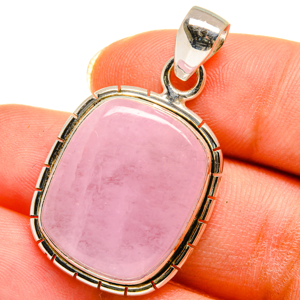 Kunzite Pendants handcrafted by Ana Silver Co - PD14305