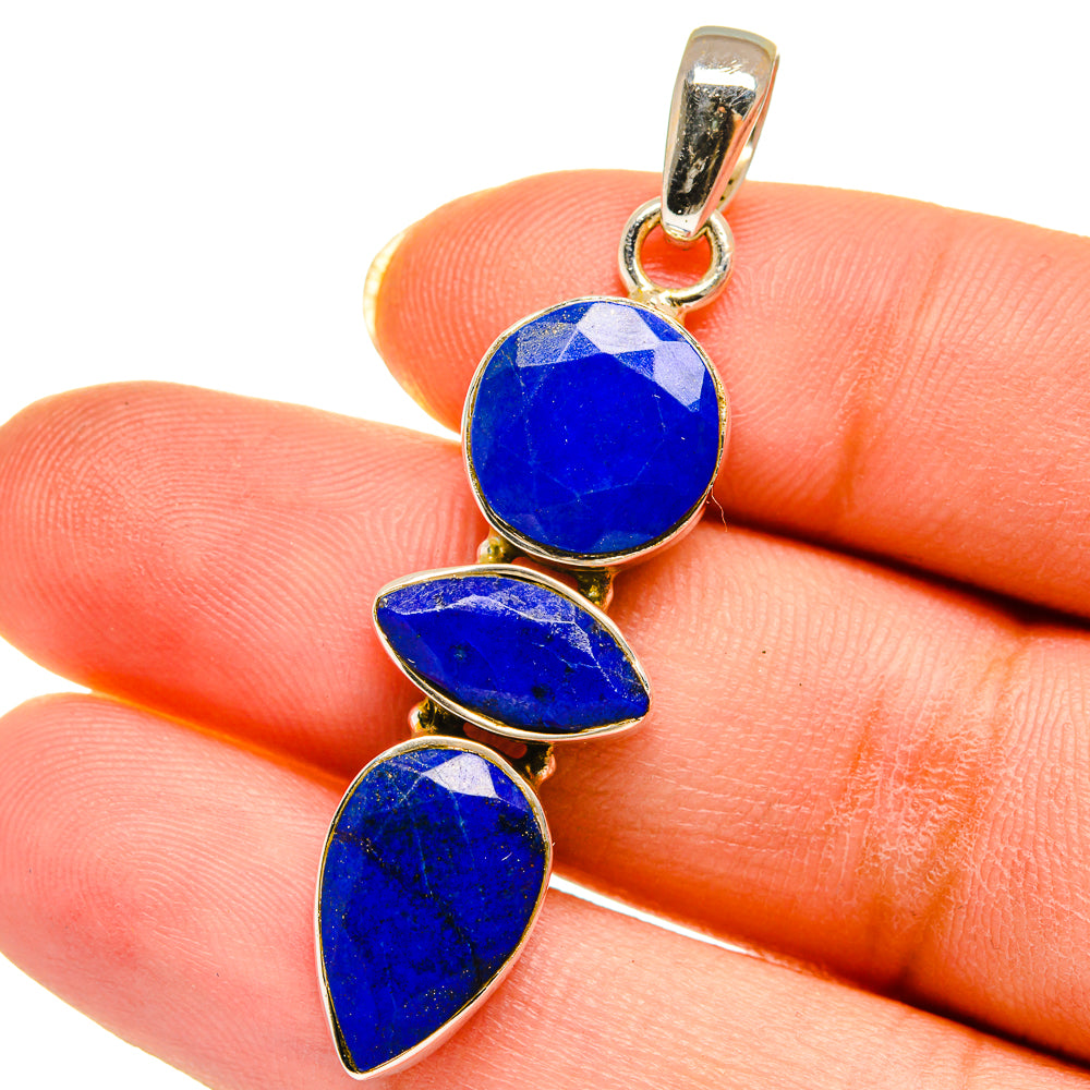 Lapis Lazuli Pendants handcrafted by Ana Silver Co - PD14313