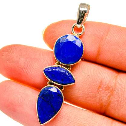 Lapis Lazuli Pendants handcrafted by Ana Silver Co - PD14313