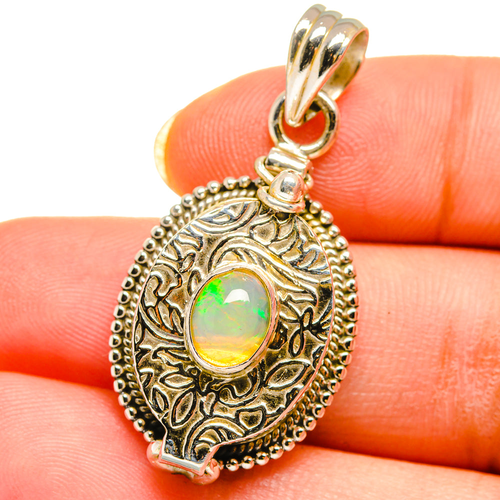 Ethiopian Opal Pendants handcrafted by Ana Silver Co - PD14316