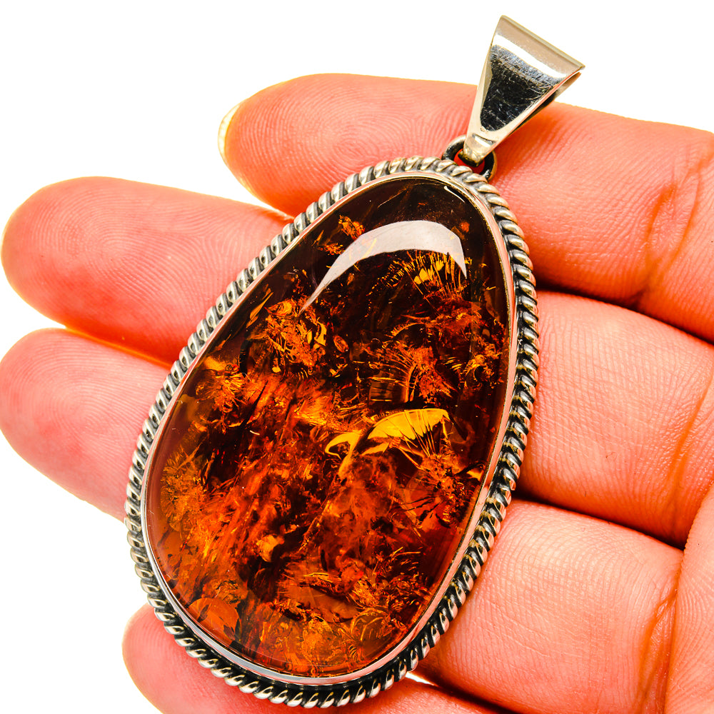 Baltic Amber Pendants handcrafted by Ana Silver Co - PD14320