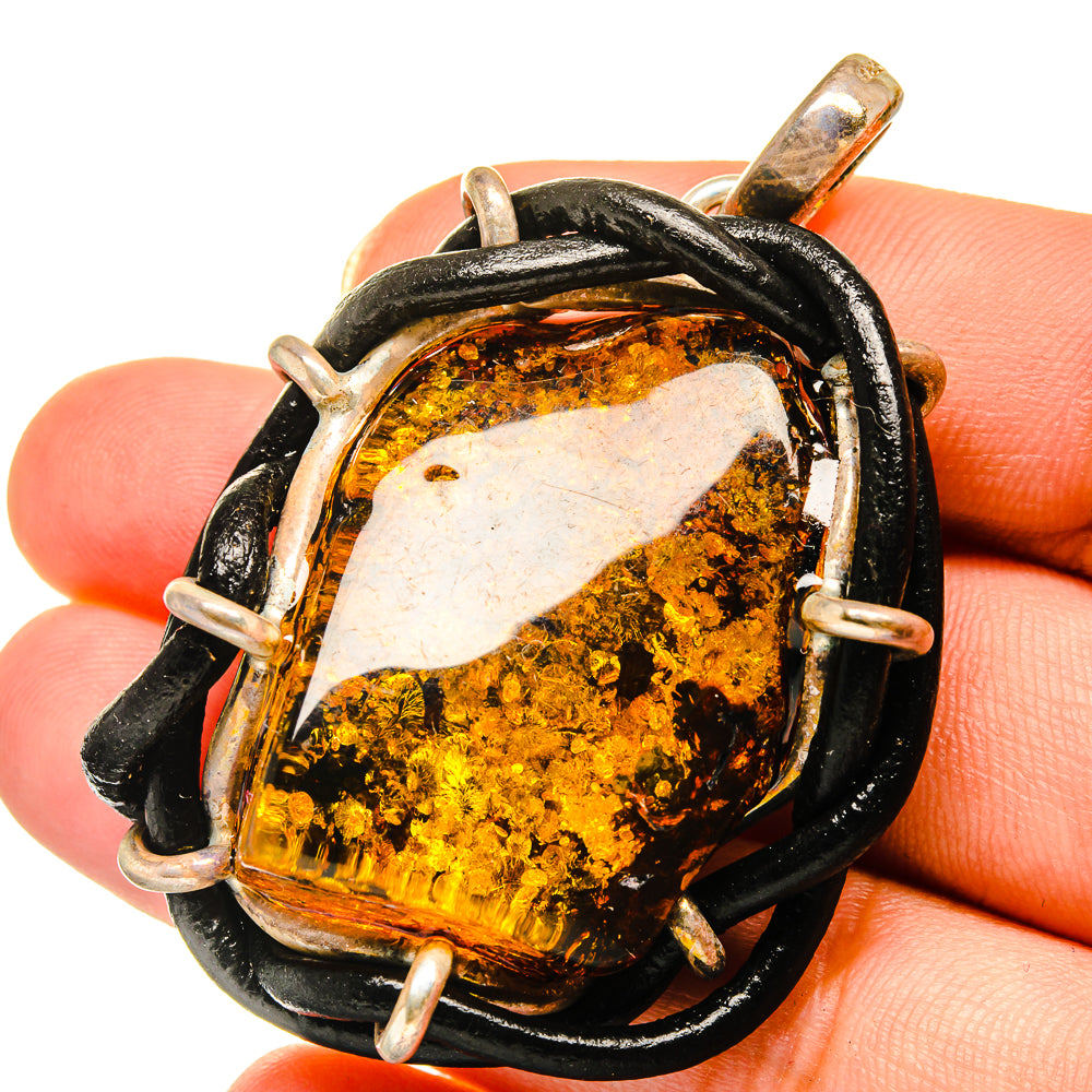 Baltic Amber Pendants handcrafted by Ana Silver Co - PD14322
