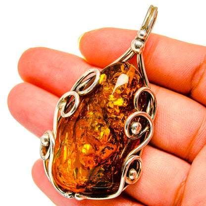 Baltic Amber Pendants handcrafted by Ana Silver Co - PD14326