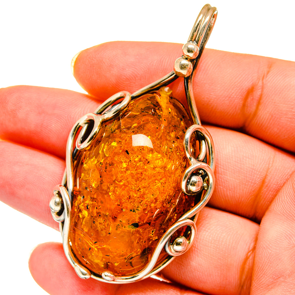 Baltic Amber Pendants handcrafted by Ana Silver Co - PD14328