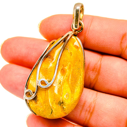 Baltic Amber Pendants handcrafted by Ana Silver Co - PD14329