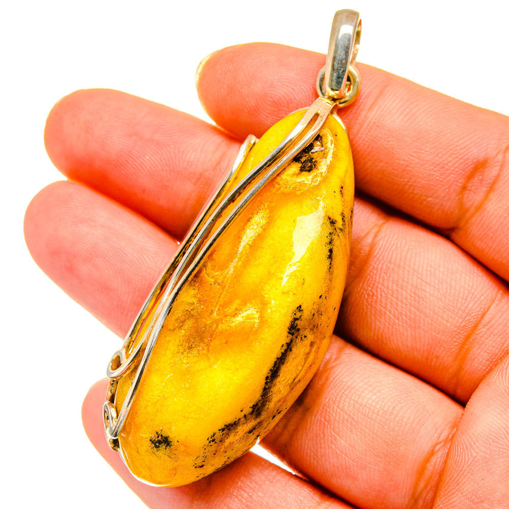 Baltic Amber Pendants handcrafted by Ana Silver Co - PD14335
