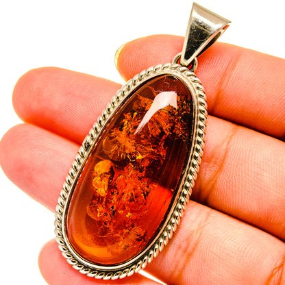 Baltic Amber Pendants handcrafted by Ana Silver Co - PD14339