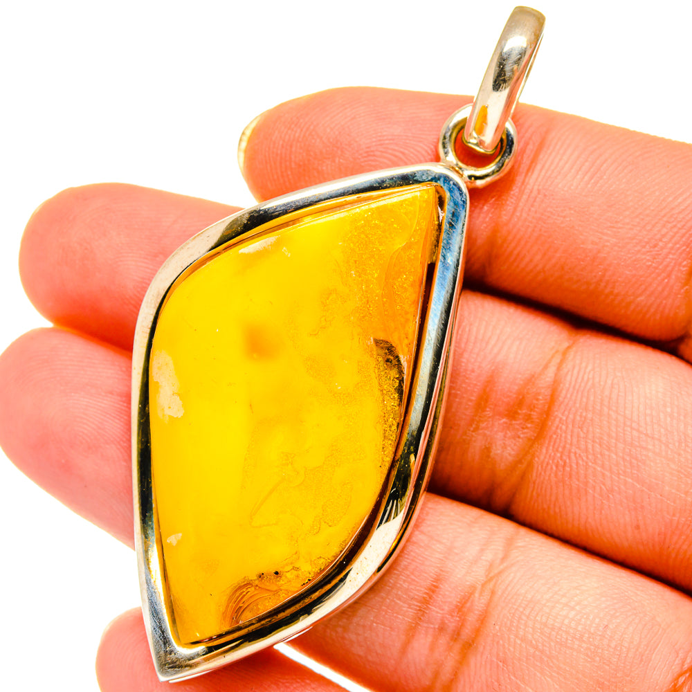 Baltic Amber Pendants handcrafted by Ana Silver Co - PD14341