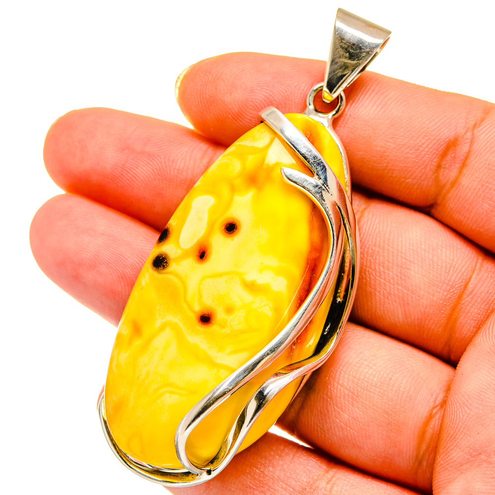 Baltic Amber Pendants handcrafted by Ana Silver Co - PD14342