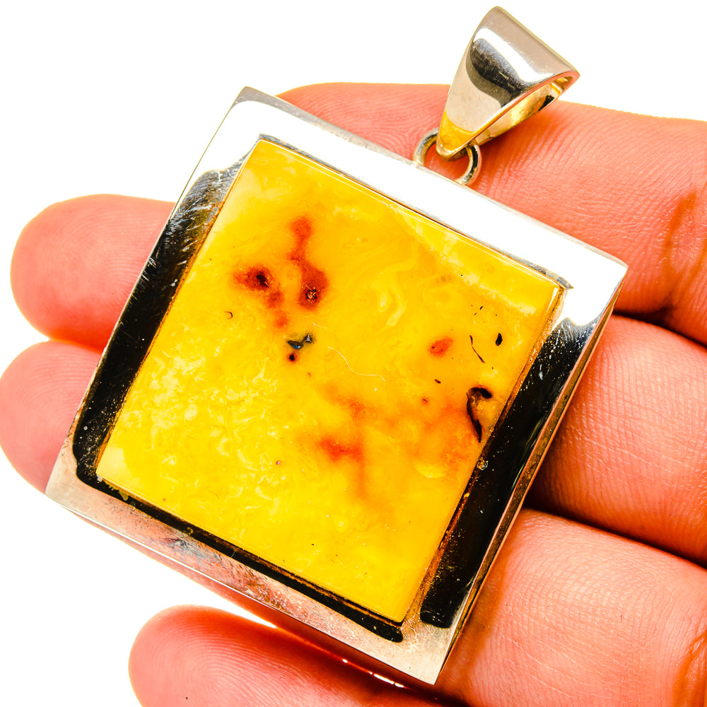 Baltic Amber Pendants handcrafted by Ana Silver Co - PD14344