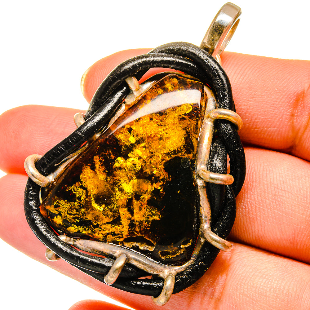Baltic Amber Pendants handcrafted by Ana Silver Co - PD14346