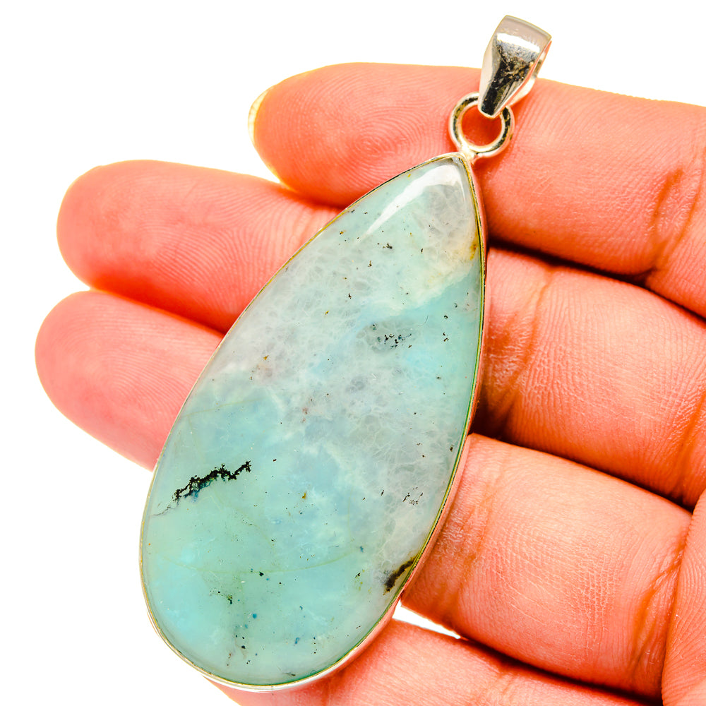 Peruvian Opal Pendants handcrafted by Ana Silver Co - PD14352