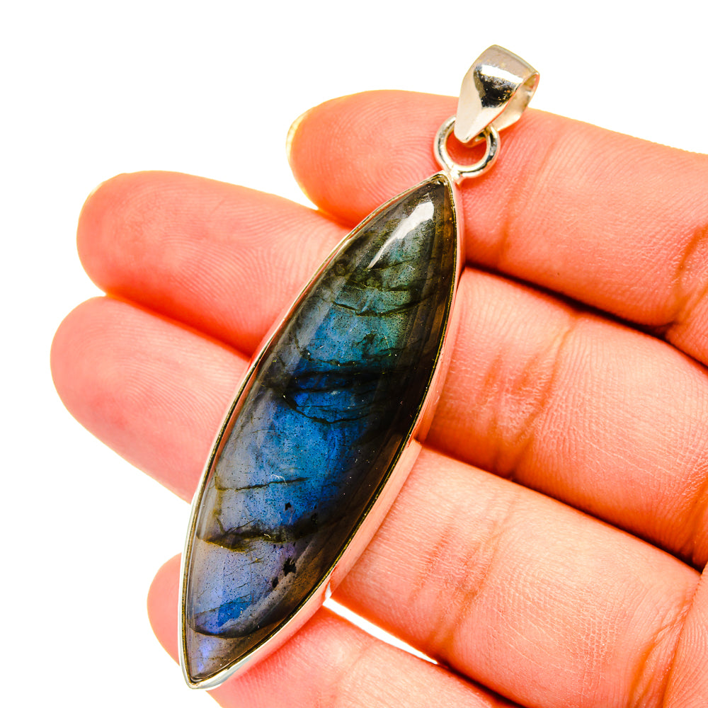 Labradorite Pendants handcrafted by Ana Silver Co - PD14354