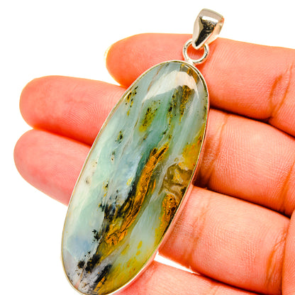 Peruvian Opal Pendants handcrafted by Ana Silver Co - PD14355