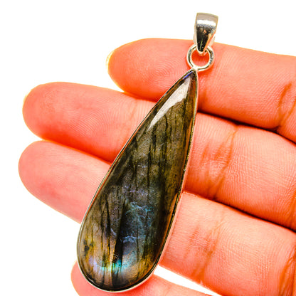 Labradorite Pendants handcrafted by Ana Silver Co - PD14362