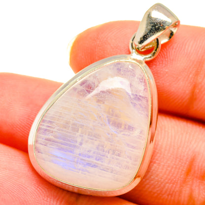 Rainbow Moonstone Pendants handcrafted by Ana Silver Co - PD14365