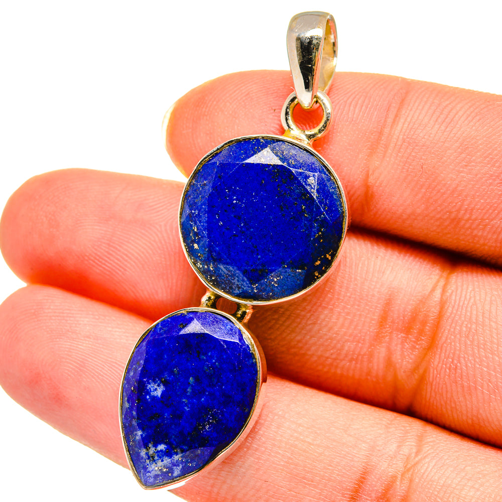 Lapis Lazuli Pendants handcrafted by Ana Silver Co - PD14375