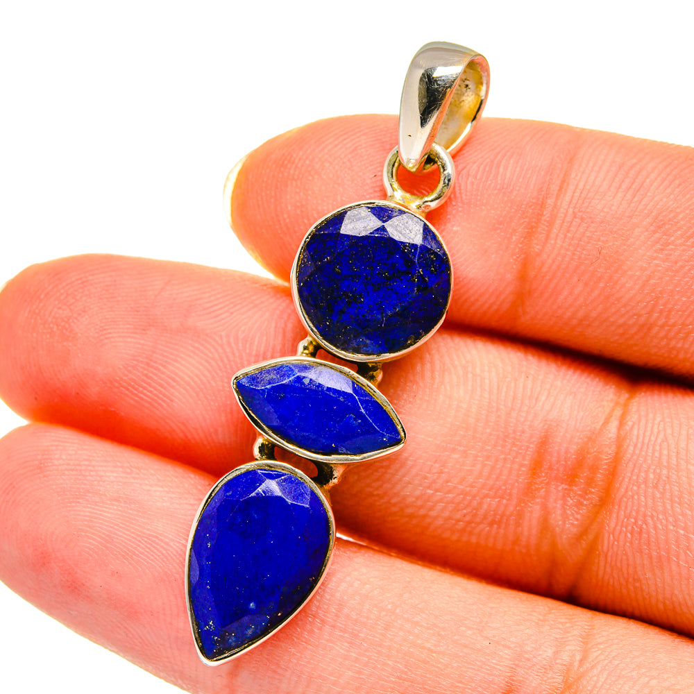 Lapis Lazuli Pendants handcrafted by Ana Silver Co - PD14377