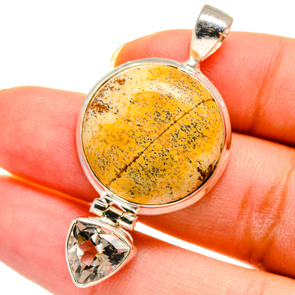 Picture Jasper Pendants handcrafted by Ana Silver Co - PD14386