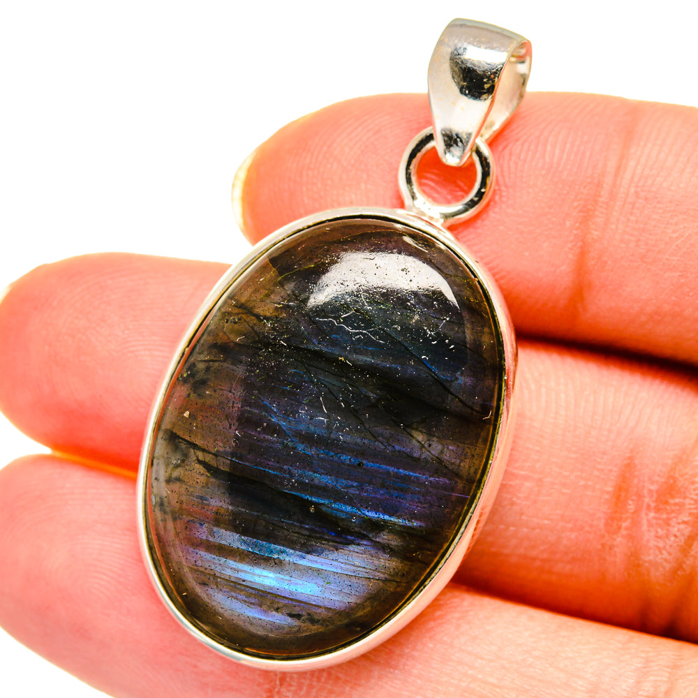 Labradorite Pendants handcrafted by Ana Silver Co - PD14387