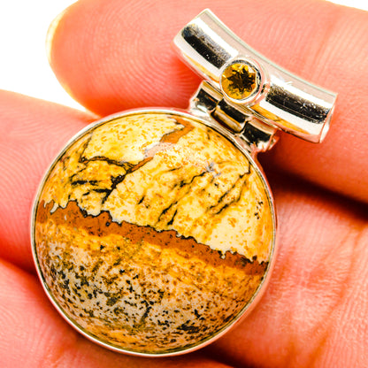 Picture Jasper Pendants handcrafted by Ana Silver Co - PD14390
