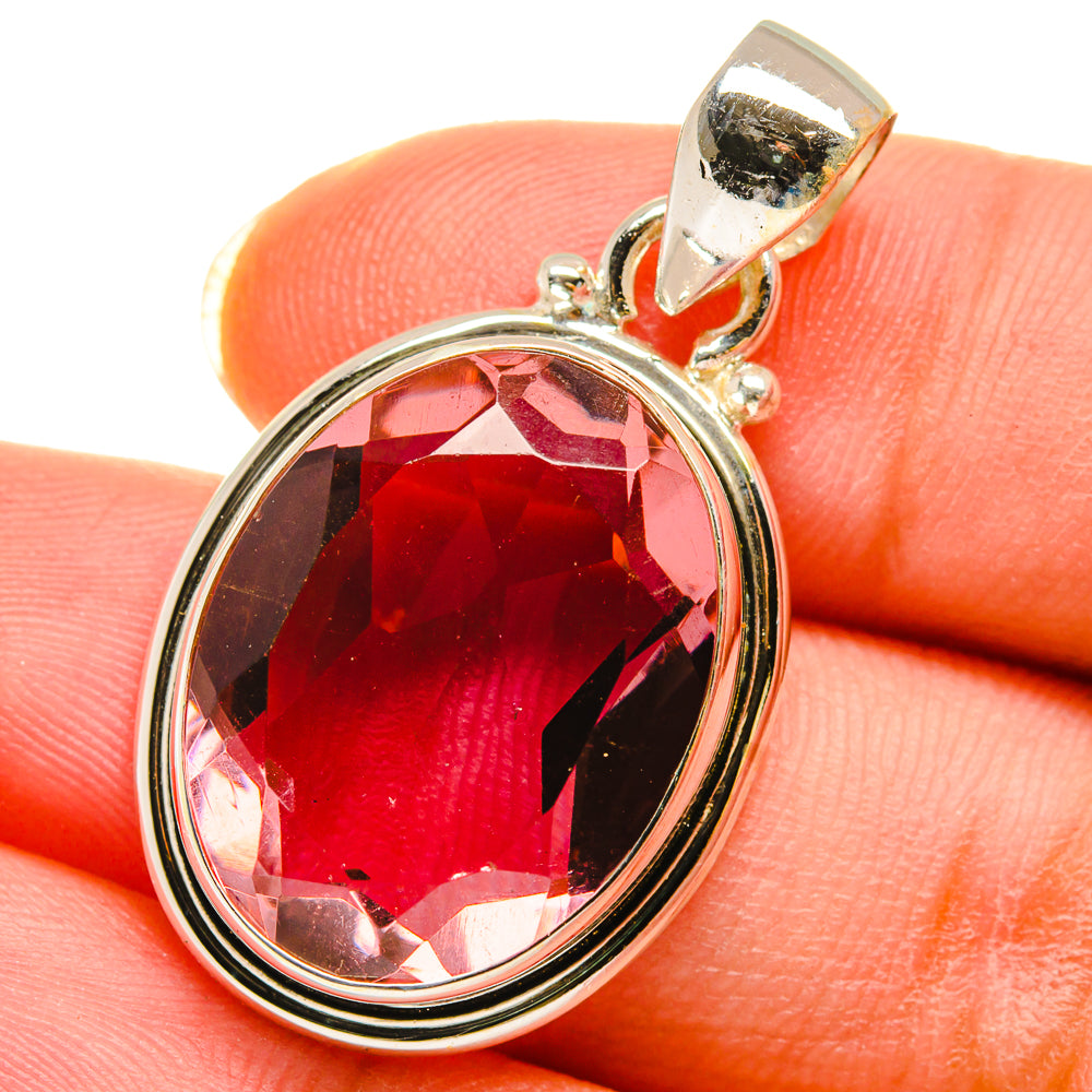 Color Change Alexandrite (lab.) Pendants handcrafted by Ana Silver Co - PD14392