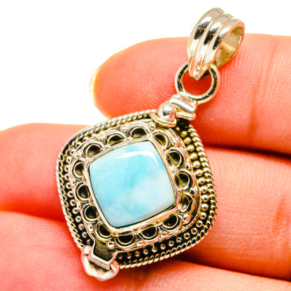Larimar Pendants handcrafted by Ana Silver Co - PD14396