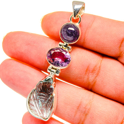 Aquamarine Pendants handcrafted by Ana Silver Co - PD14397
