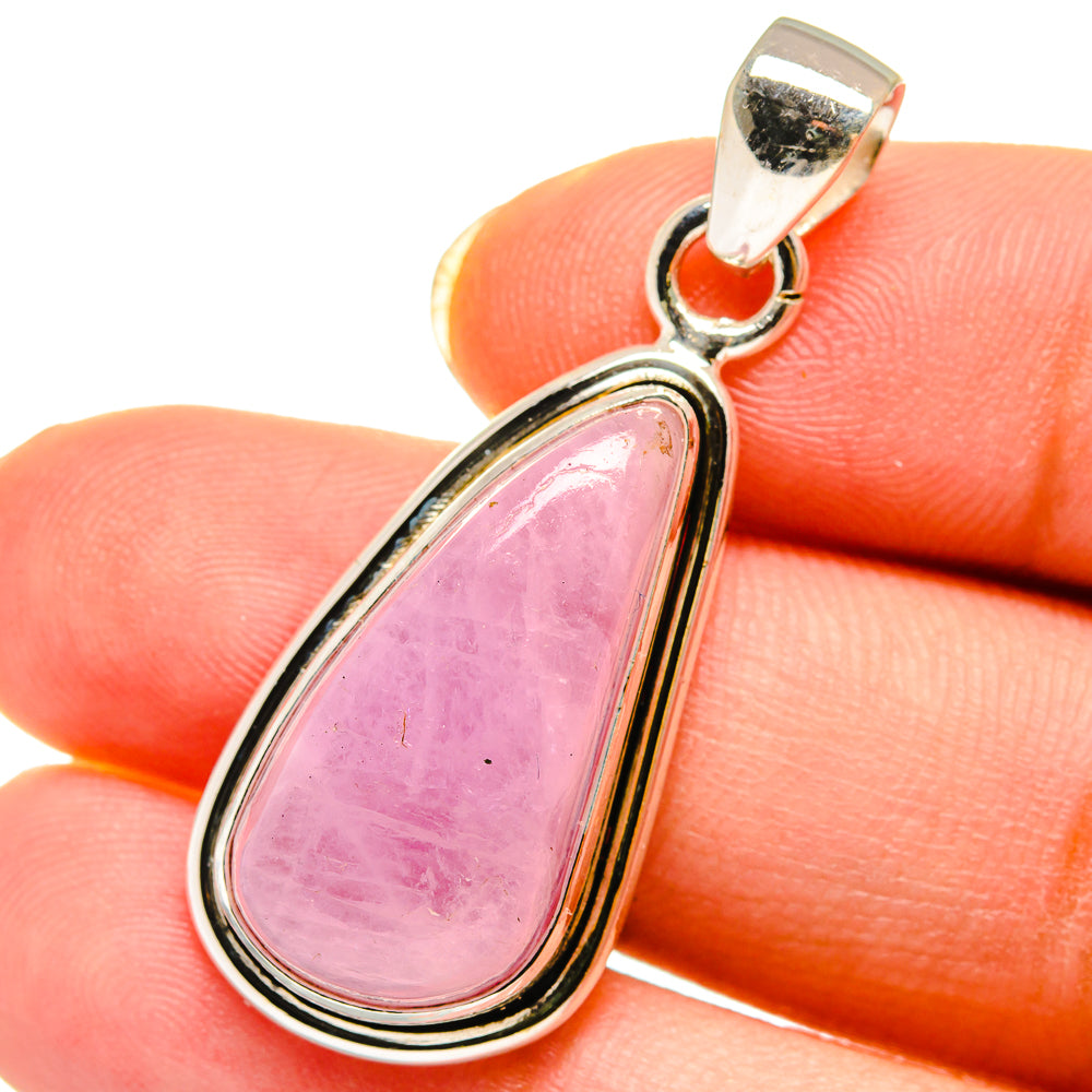 Kunzite Pendants handcrafted by Ana Silver Co - PD14400