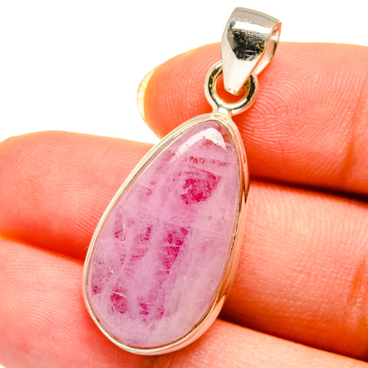Kunzite Pendants handcrafted by Ana Silver Co - PD14403