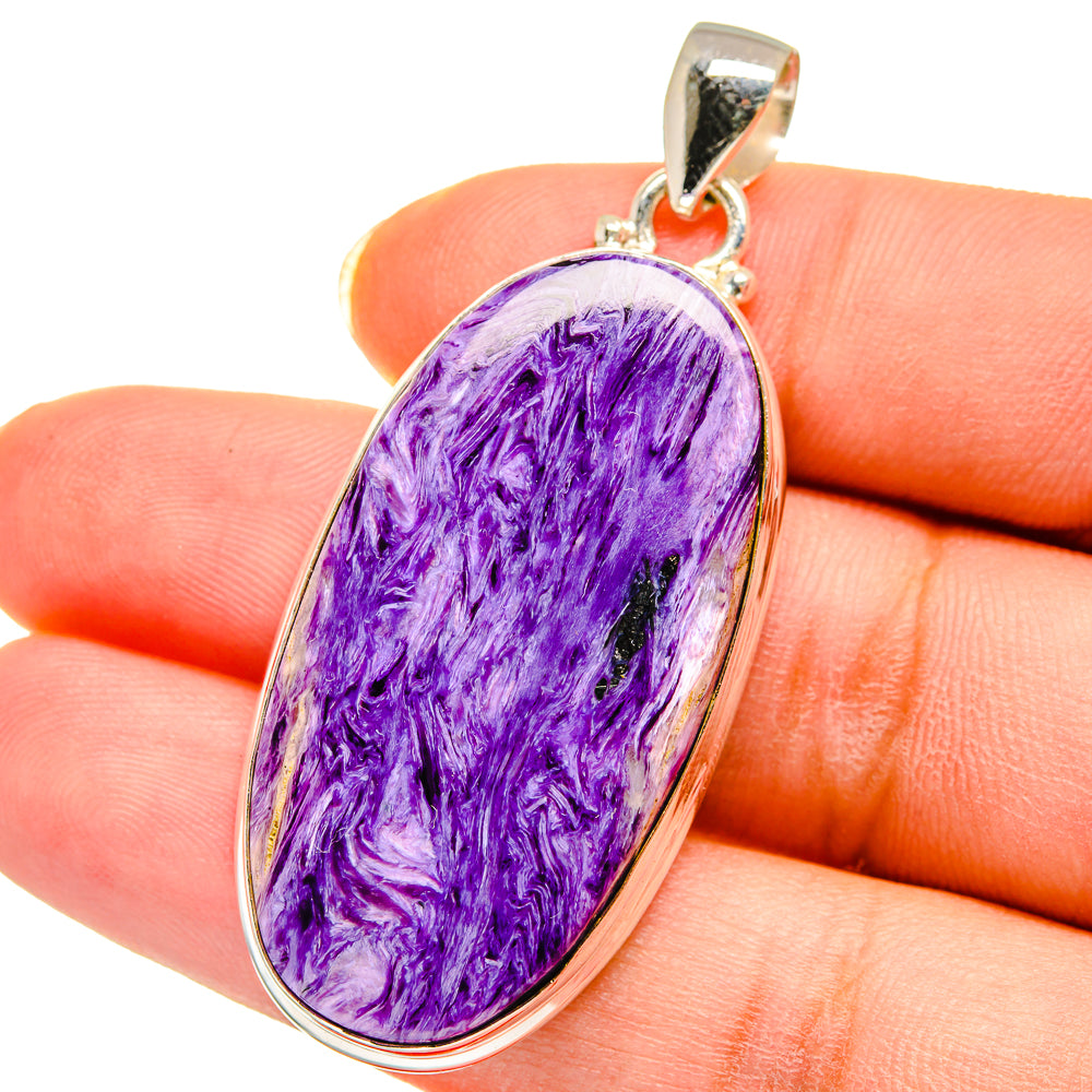 Charoite Pendants handcrafted by Ana Silver Co - PD14405