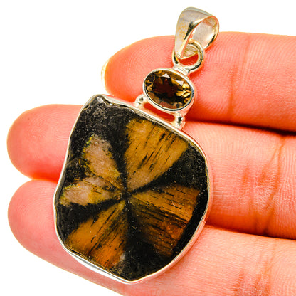 Chiastolite Pendants handcrafted by Ana Silver Co - PD14408