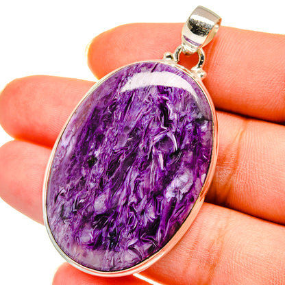 Charoite Pendants handcrafted by Ana Silver Co - PD14409