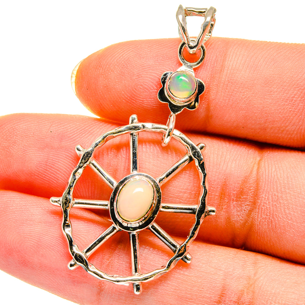 Ethiopian Opal Pendants handcrafted by Ana Silver Co - PD14413