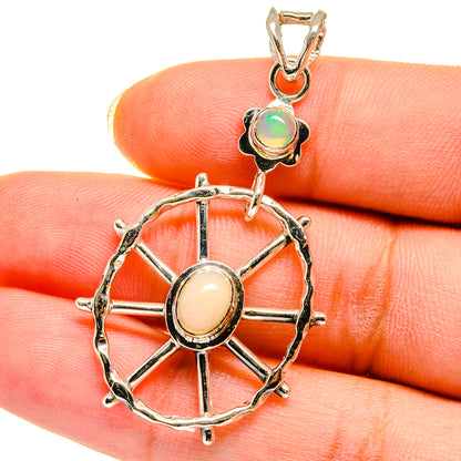 Ethiopian Opal Pendants handcrafted by Ana Silver Co - PD14413