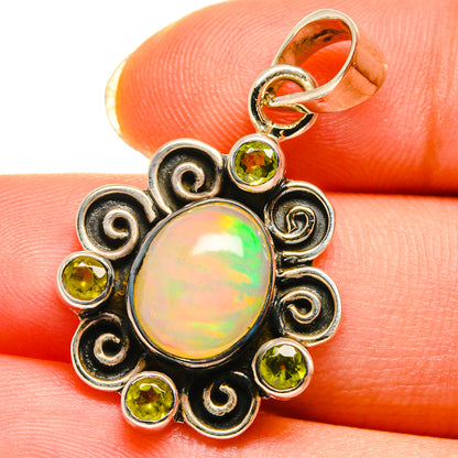 Ethiopian Opal Pendants handcrafted by Ana Silver Co - PD14416