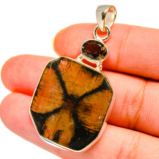 Chiastolite Pendants handcrafted by Ana Silver Co - PD14420